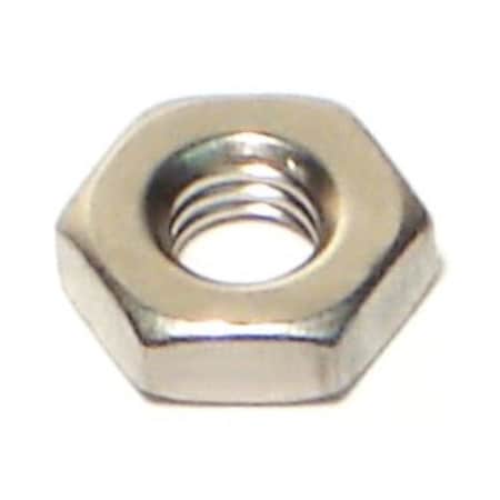Hex Nut, #10-32, 18-8 Stainless Steel, Not Graded, 25 PK